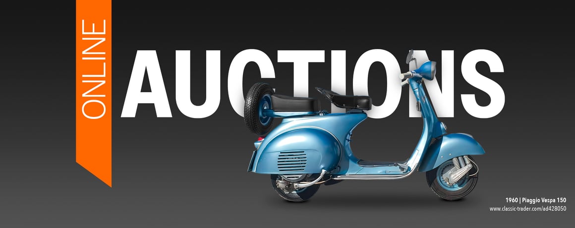 Motos clásicas en venta en subasta