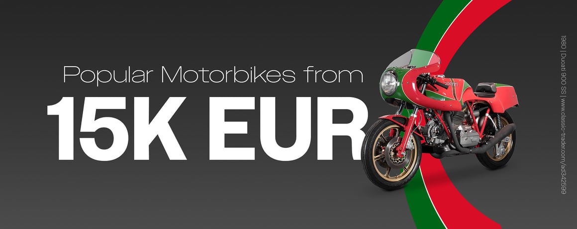 Motorfietsen vanaf € 15.000