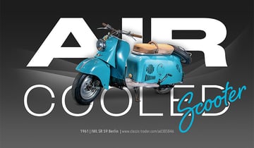 Air-cooled scooter