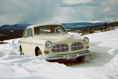 Oldtimer im Winter Volvo Amazon 121 (6)
